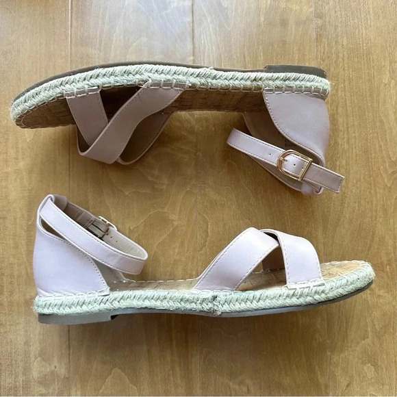 Journee Collection Lyddia Espadrille Sandal, Blush/Light Pink, Size 10M - Picture 8 of 14